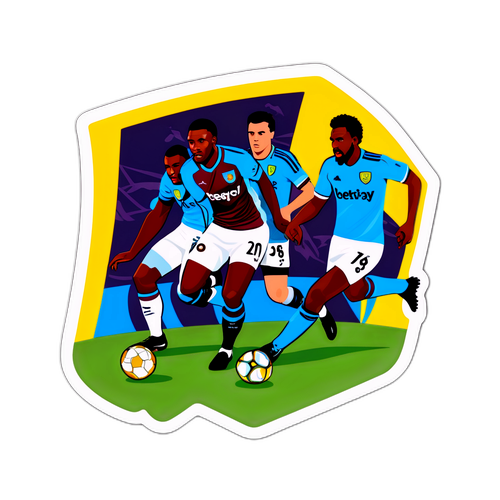 Leeds–West Ham mérkőzés jelenete játékosokkal a középpontban