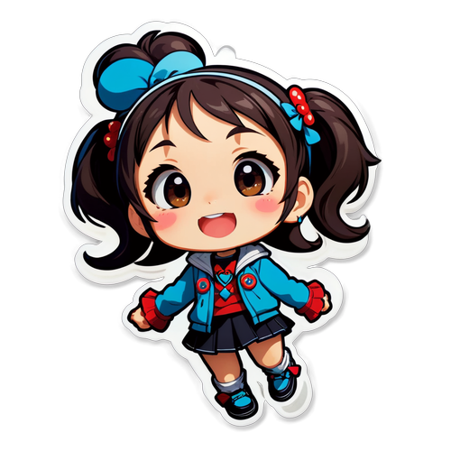 Sticker Chibi Miu Lê: Biểu Tượng Cảm Xúc Vui Tươi Dành Cho Giới Trẻ!