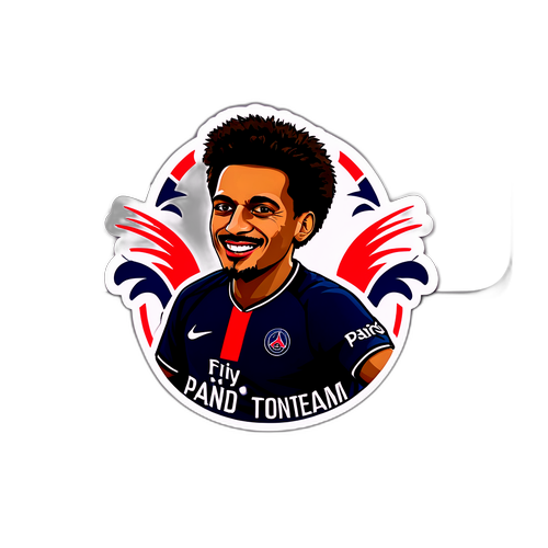 파리 생제르맹과 토트넘 팬을 위한 맞춤형 응원 스티커