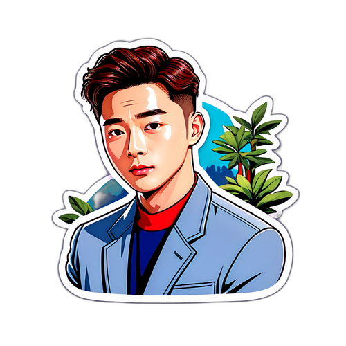 人氣朴敘俊貼紙設計