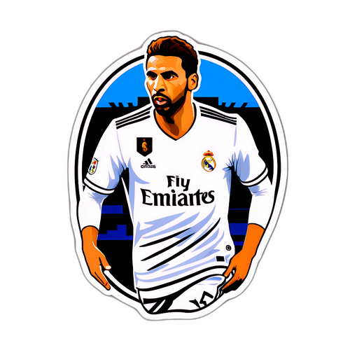 레알 마드리드의 유명 선수 아트 스티커