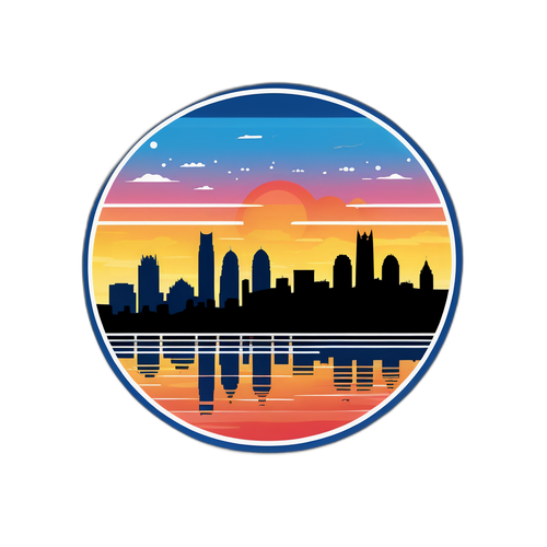 Himmel og Refleksioner i Cincinnati