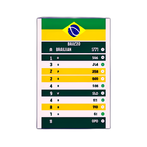 Quadro de Resultados do Campeonato Brasileiro