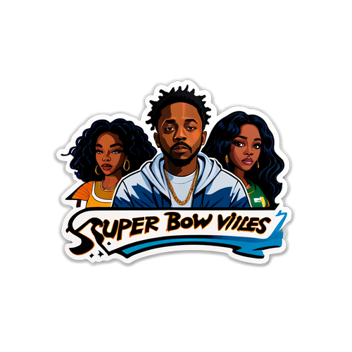 Super Bowl Vibes Halftime Show Sticker