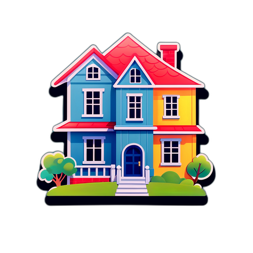 Hình ảnh ngôi nhà với bảng chỉ dẫn về lãi suất thế chấp hôm nay