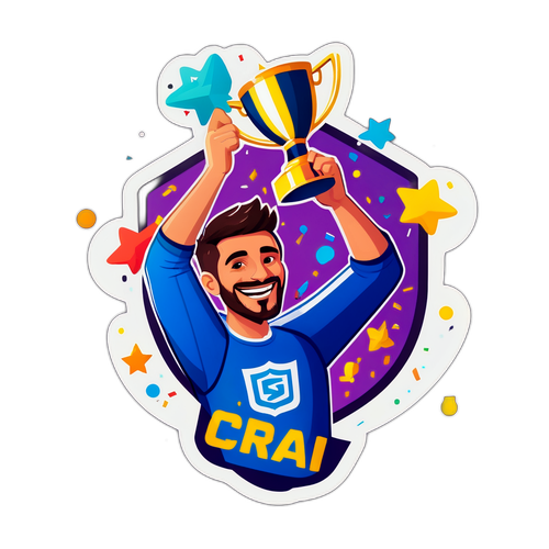 Orkun Kökçü Kupayı Tutuyor