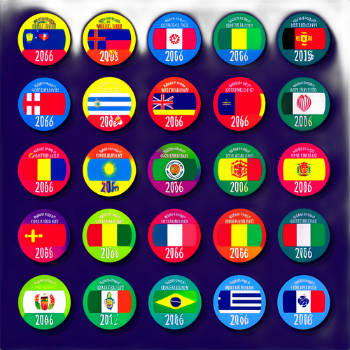 2026-os Világbajnokság Kvalifikáló Szlogenjei és Dátumai Színes Dizájnban