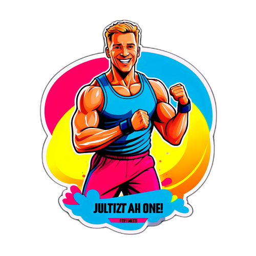 Motiverende treningsklistremerke