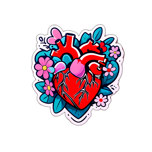 Ilustração de um Coração em Corrida