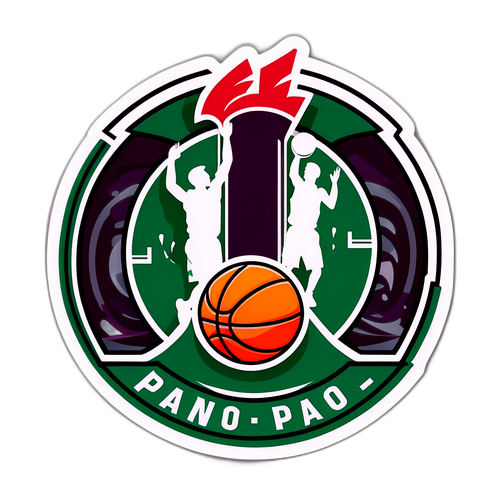 Αυτοκόλλητο με Θέμα Μπάσκετ