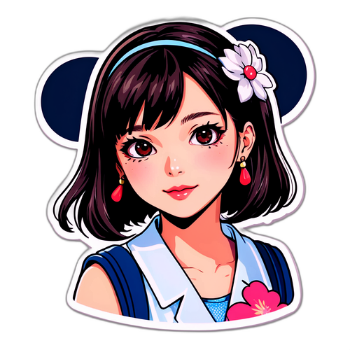 ファッショントレンドのデザイン - 小嶋陽菜風