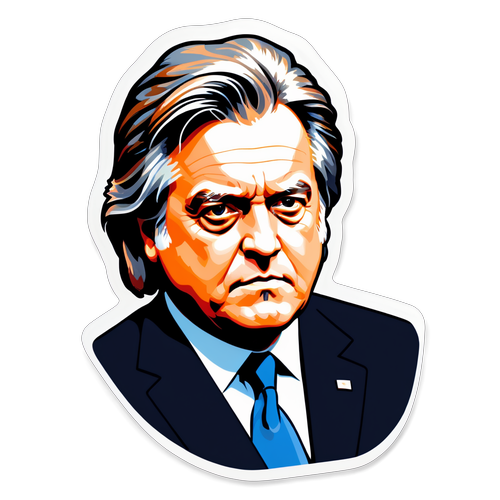 Steve Bannon i Bold Grafisk Stil