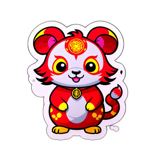 Diseño del Zodiaco Chino con Elementos de Cultura Pop