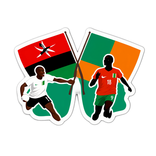 Sticker ya Ushindani kati ya Côte d'Ivoire na Kenya