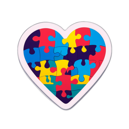 Hart van Puzzelstukjes