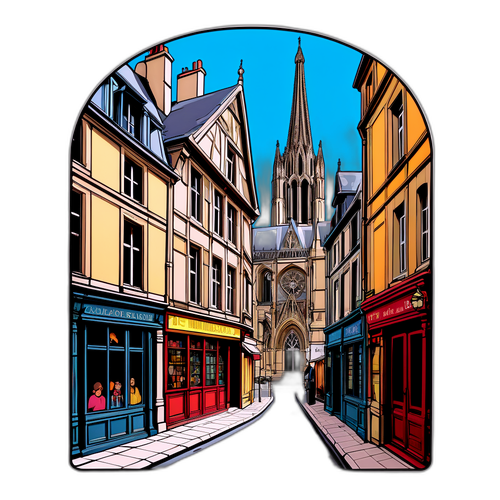 Reims Sokak Manzarası