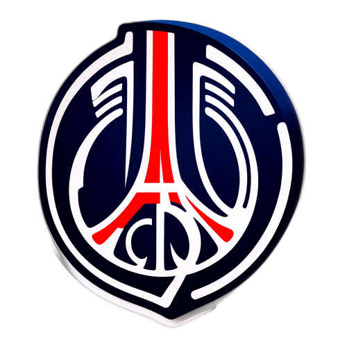 Abțibild cu simbolul rapidității, reprezentând stilul de joc al PSG