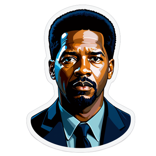Autocollant inspiré par Denzel Washington
