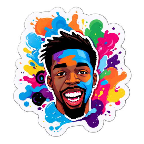 Καλλιτεχνικό Αυτοκόλλητο με τον Κίναν Έβανς