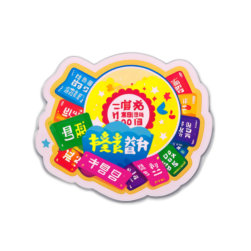台灣彩券夢想實現貼紙