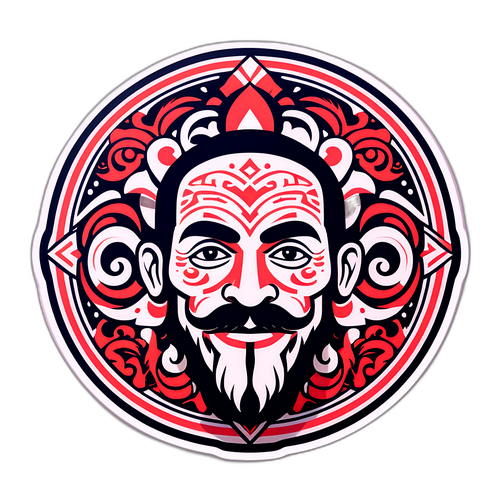 En stiliserad och modern visuell uppfattning av van Veen