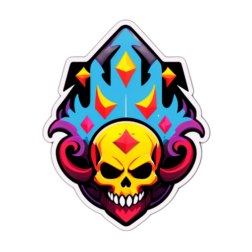 Cursed peli - koristeellinen logo pelihahmoista ja kauniista grafiikasta