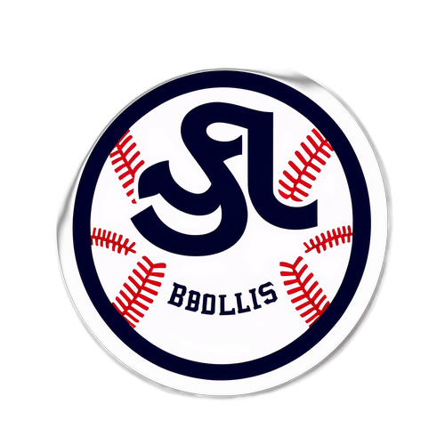 Dizenyong MLB Score Sticker na may Baseball Design