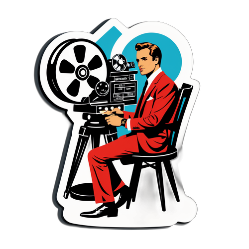 Classic Hollywood Icon Sticker