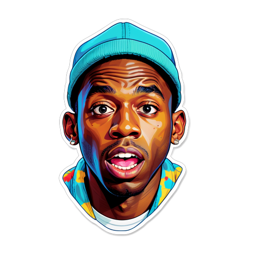 Tyler, The Creator: Oplev Verdens FEDESTE Sticker med Farverige Mønstre!