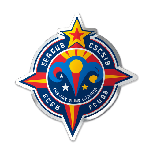 FCSB: Logo Emblematic pe Fundalul Arenei Naționale - Descoperă Magia Echipei Tale!