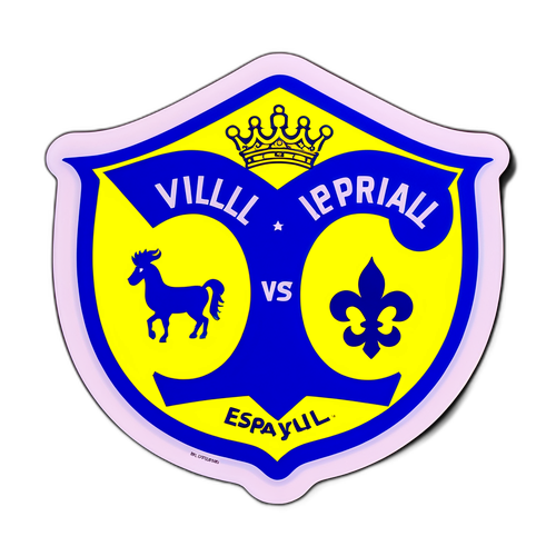 Autocolant vintage Villarreal vs. Espanyol