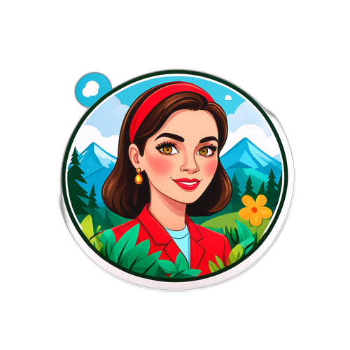 Sticker cu Lia Olguța Vasilescu