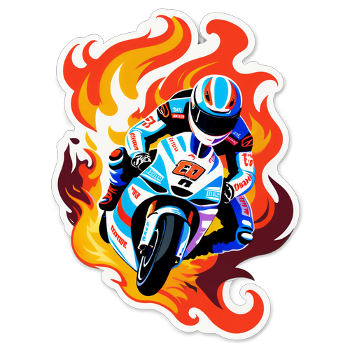 Stiker Energi Tinggi Jorge Martín