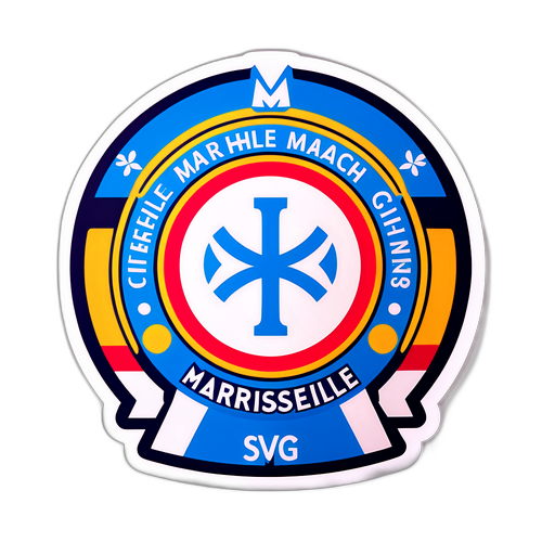 A Lens–Marseille mérkőzés hangulata sticker formájában