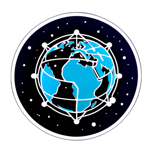 Globo Stilizzato con Nodo Connesso