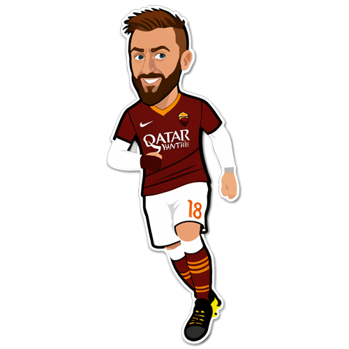 Passione Giallorossa: Daniele De Rossi in Azione