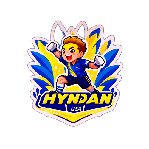 สติ๊กเกอร์ Ulsan Hyundai ในบรรยากาศเชียร์ที่เต็มไปด้วยพลัง