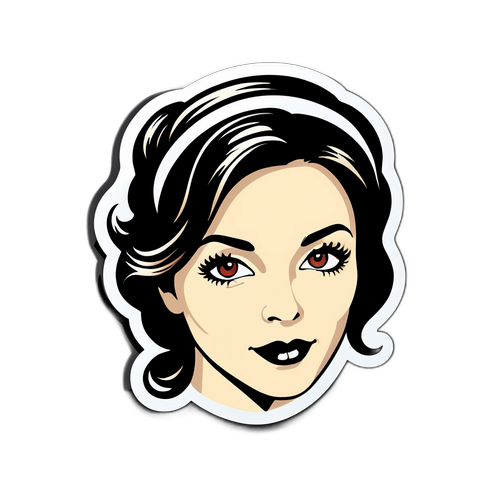 Eleganter Aufkleber von Jeanette Hain