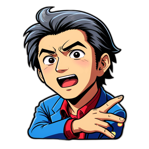 映画セットでコミカルに演技する斉藤匠