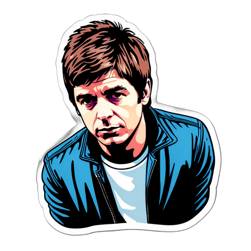 음악 팬을 위한 놀 갤러거의 유명한 가사 스티커