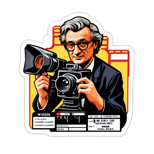 Wim Wenders Aufkleber