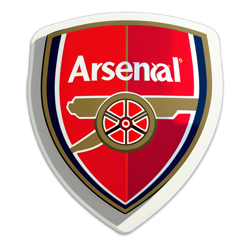 Orgullo Gunners: La Historia del Arsenal en un Sticker