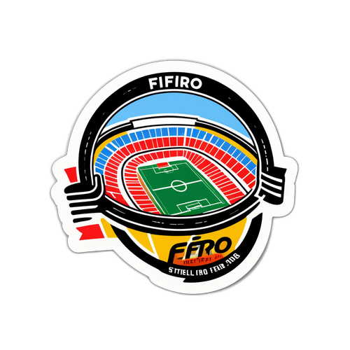 Sticker Seni FIFPro dan Stadium Bola Sepak Terkenal