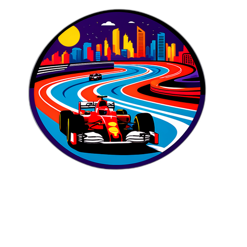 Stylisk Racetrack i Bybillede