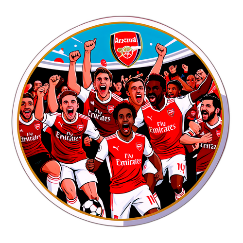 阿森納 vs. 布倫特福德賽事慶祝貼紙