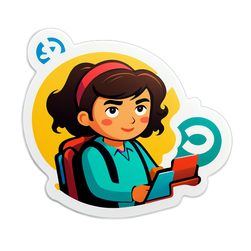 Mandiner cikkíró sticker