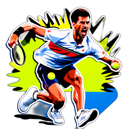 Novak Djokovic i aktion
