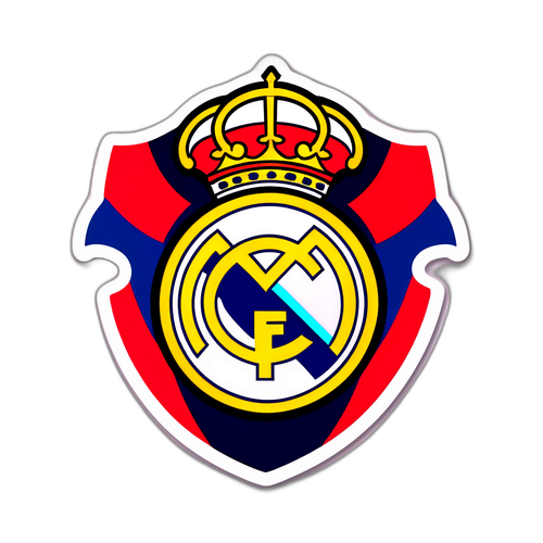 Real Madrid og Osasuna Rivalitet Sticker