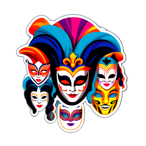 Maschere Teatrali di Virginia Raffaele