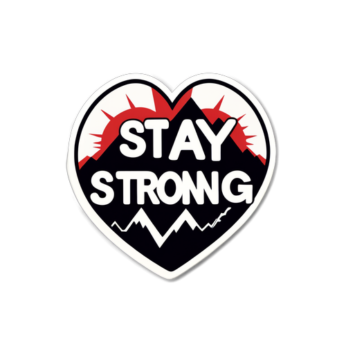 Motivasyonel Sticker: 'Stay Strong, Ankara!'